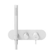 Vanová baterie Ravak Espirit se sprchovým setem bílá matná X070250. obr. 2