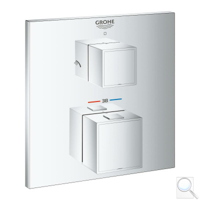 Termostat Grohe Grohtherm Cube bez podomítkového tělesa chrom 24154000. 