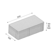 Zámková dlažba CIHLA ROVNÉ HRANY. TVARY VÝROBKU&nbsp;