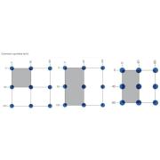 Teleskopický terč pod dlažbu 50-75 mm s kyvnou hlavou Eterno Ivica.