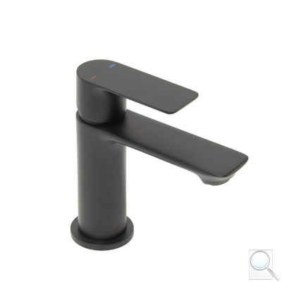 Umyvadlová baterie Ceramia S-Line Neo bez výpusti matná černá SIKOBSLNEO271C. obr. 1