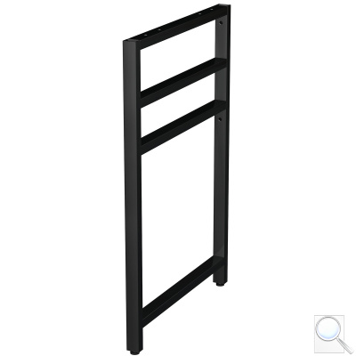 Noha pod desku Naturel Dolce 45x68x3 cm černá mat NOHAH45CM. obr. 1