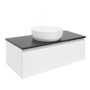 Koupelnová skříňka s krycí deskou SAT B-WAY 99x30x45 cm bílá lesk BWAY100WZ. &nbsp;(2)