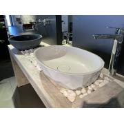 Umyvadlo na desku SAT Meda 56x37 cm bez otvoru pro baterii bílá SATME5637. obr. 3&nbsp;