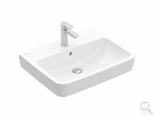 Umyvadlo Villeroy & Boch O.Novo 60x46 cm otvor pro baterii uprostřed 4A416001. obr. 1
