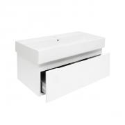 Koupelnová skříňka s umyvadlem SAT Evolution 78x30x44,8 cm bílá mat SATEVO80WMU2 (obr. 2)