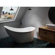 Volně stojící vana SAT Monroe 150x73 cm litý mramor SATMON150. obr. 5&nbsp;