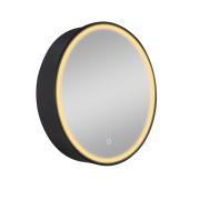 Zrcadlová skříňka s osvětlením SAT 60x60 cm černá SATZGALED60CE. (4)