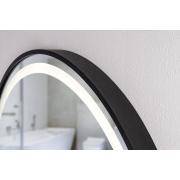 Zrcadlo se senzorem SAT 70x70 cm černá SATZKULED70CE. obr. 2&nbsp;
