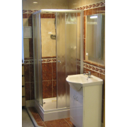 Sprchová vanička čtvercová Multi Abs 80x80 cm akrylát bílá ABSNEW80Q. obr. 2 