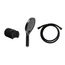 Sprchová hlavice s hadicí SAT černá matná SATBSDPSETC1