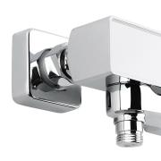 Vanová baterie SIKO Elements bez sprchového setu 150 mm bílá/chrom SIKOBSEL222DB. obr. 7 