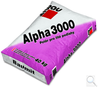 Samonivelační potěr podlahový Baumit Alpha 3000 40 kg. 
