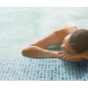 Skleněná mozaika Mosavit Corfu modrá. &nbsp;