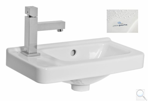 Umyvadlo Jika Cubito 45x25 cm otvor pro baterii vlevo H8114231001051. obr. 1