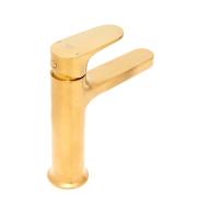 Umyvadlová baterie SAT DARK bez výpusti broušené zlato mat SATBSDA271PBZ. obr. 3&nbsp;