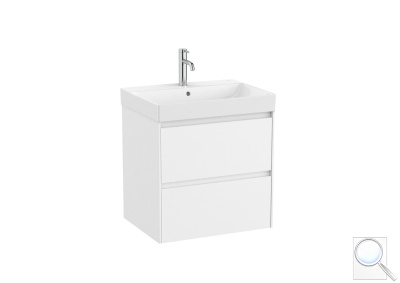 Koupelnová skříňka s umyvadlem Roca ONA 60x64,5x46 cm bílá mat ONA602ZBM. obr. 1