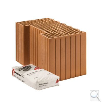 Cihla Porotherm 44 EKO+ Profi K - Tepelněizolační broušená. obr. 1