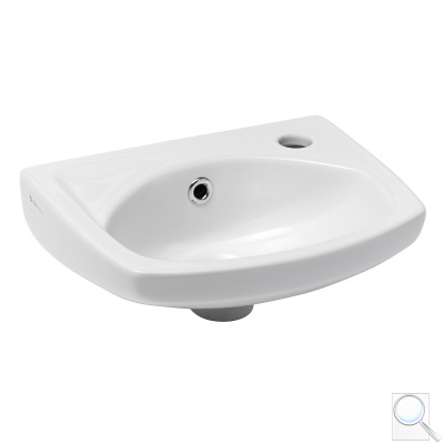 Umývátko Multi 35x28 cm otvor pro baterii vpravo EUR913. obr. 1