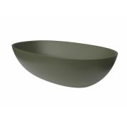 Umyvadlo na desku SAT Aula 60x36 cm zelená mat bez otvoru pro baterii, bez přepadu SATAU6036G. obr. 3 