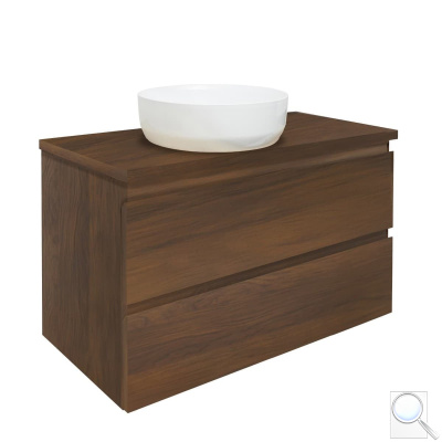 Koupelnová skříňka s krycí deskou SAT B-Way 99x50x45 cm ořech mat BWAY2100NUTDESK. obr. 1