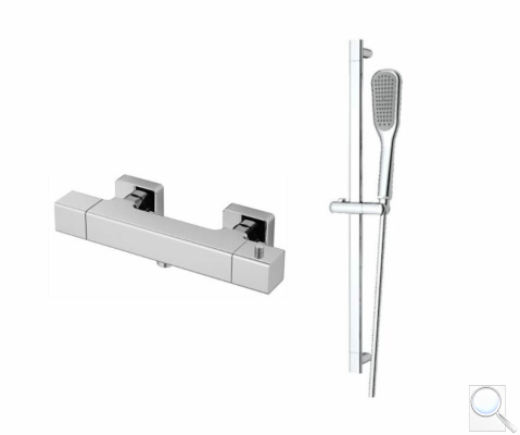Sprchová baterie Optima se sprchovým setem 150 mm chrom SIKOBSTSET268Z. 