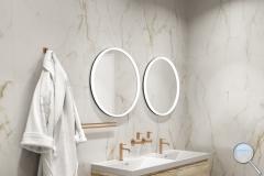 Dlažba Fineza Marble Charm gold bílá - im-1200-marble-charm-004