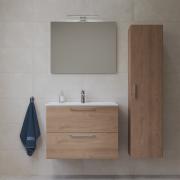 Koupelnová skříňka vysoká VitrA Mia 35x35x145 cm dub MIAV35D (obr. 5)