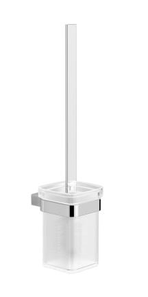 WC štětka SAT Simply S chrom/mléčné sklo SATDSIMS37