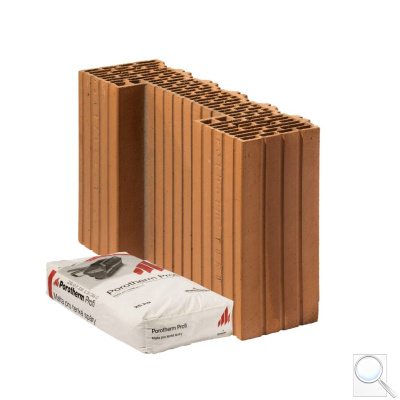 Cihla Porotherm 44 EKO+ Profi 1-2 K - Tepelněizolační broušená. obr. 1