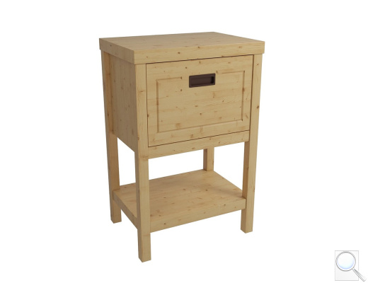 Koupelnová skříňka nízká Naturel Country 55x72,5x40 cm přírodní COUNTRYN55ZNA. obr. 1