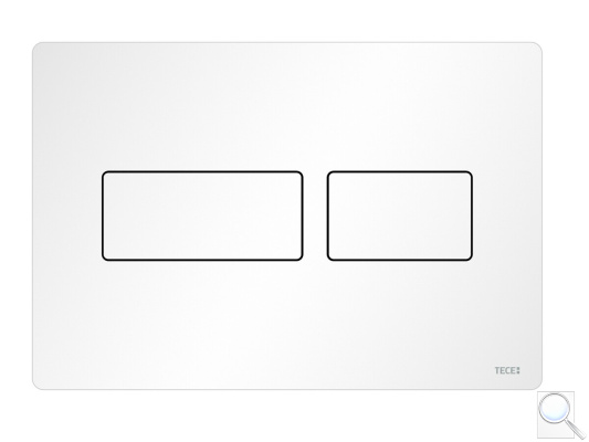 Ovládací tlačítko Tece Solid bílá mat 9240433. obr. 1
