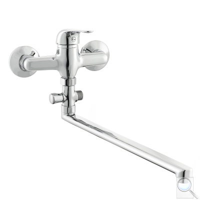Vanová baterie S-Line bez sprchového setu 150 mm chrom SL272. 