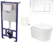 Závěsný WC set do lehkých stěn / předstěnová SAT BREVIS SIKOSSBRTOR21K