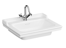 Umyvadlo Vitra Ricordi 65x53 cm otvor pro baterii uprostřed 7801-003-0001