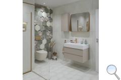 Koupelna Cir Miami - SIKO-koupelna-miami-minimalisticka-bila-zlata-kvetinovy-dekor-0002