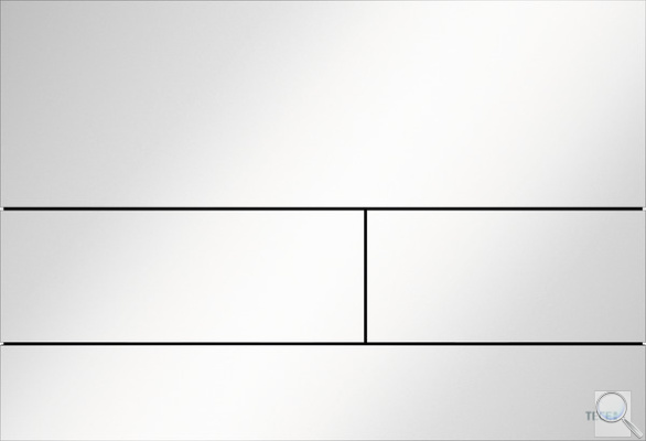 Ovládací tlačítko TECEsquare II kov. Bílá jasný RAL 9016 (kód: 9.240.832)