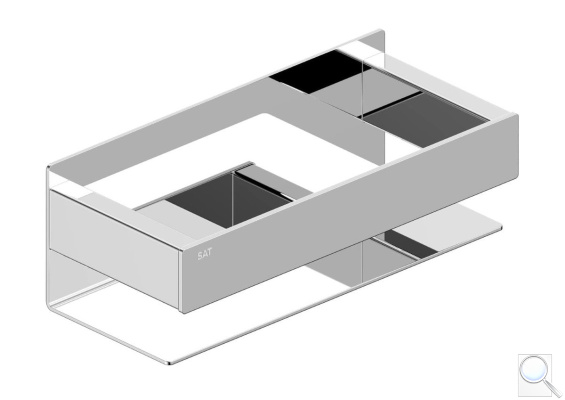Polička SAT Vision chrom SATDVIPOLCH. obr. 1