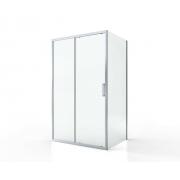 Sprchové dveře 100x195 cm, 120x195 cm, 140x195 cm SAT TEX chrom lesklý (obr. 3)