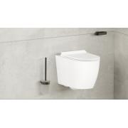 WC štětka SAT Simply R PVD PVD gun metal/mléčné sklo SATDSIMR37GM. obr. 4 