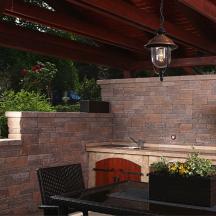 CS BETON - Venkovní osvětlení - OBRÁZEK č. 2 - Pergola ze systému NATURBLOK