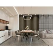 Obkladová Lamela Fineza Spline black 275 x 17,6 cm černá. SPLINEBO3-003