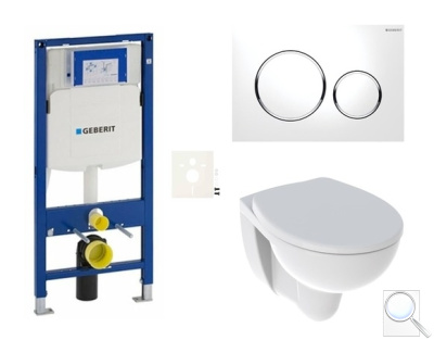 Závěsný WC set do lehkých stěn / předstěnová KOLO Rekord SIKOGES3K7. obr. 1