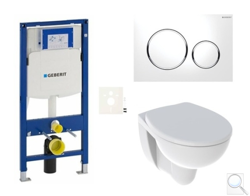 Závěsný WC set do lehkých stěn / předstěnová KOLO Rekord SIKOGES3K7. obr. 1