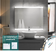 Zrcadlo s LED osvětlením Naturel 100x70 cm EMMA10070 (obr. 4)