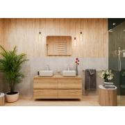 Zrcadlo SAT 80x60 cm bílá SATZEVO6080BI. obr. 4&nbsp;