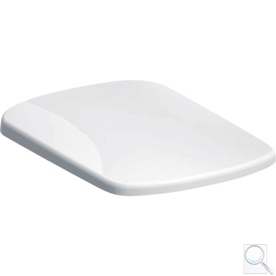 WC sedátko Geberit Selnova Square, bílá, upevnění zdola.
