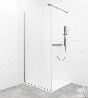 Sprchová zástěna Walk-in 100 cm SAT v barvě profilu PVD Gun metal SATBWI100PRGM obr. 1