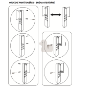 Koupelnová skříňka vysoká Naturel Ancona 40x20 cm akácie ANCONAV40DV. technický nákres