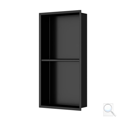 Vestavná polička SAT Aurum matná černá mat 30x60 cm SATAURN6030SMB. obr. 1